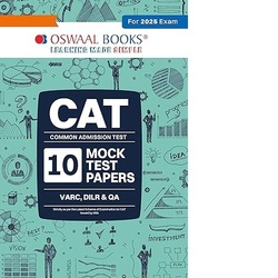 OSWAAL CAT 2025 - 10 MOCK TEST PAPERS 